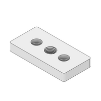 MODULAR SOLUTIONS MOUNTING PLATE 45 X 90 M16 THREADED THRU HOLE